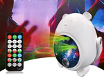 Projecteur bear night light led laser projector universal remote control