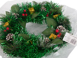Guirlande couronne de noël décorations de noël décoration de porte fenêtre