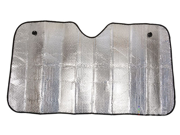 Sun visor for the front rear window of a car mat