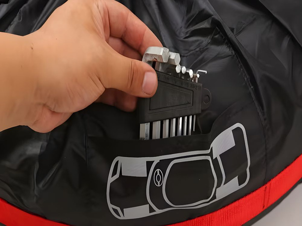 POKROWCE NA OPONY KOŁA FELGI 19-23 CALI ZESTAW 4SZT WODOODPORNE Z RĄCZKĄ