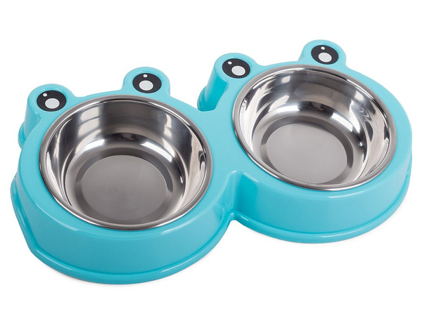 Boite a chiens duale metallique 0.175l x 2