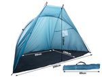 Carpa de playa gran pantalla turística para la playa protección solar