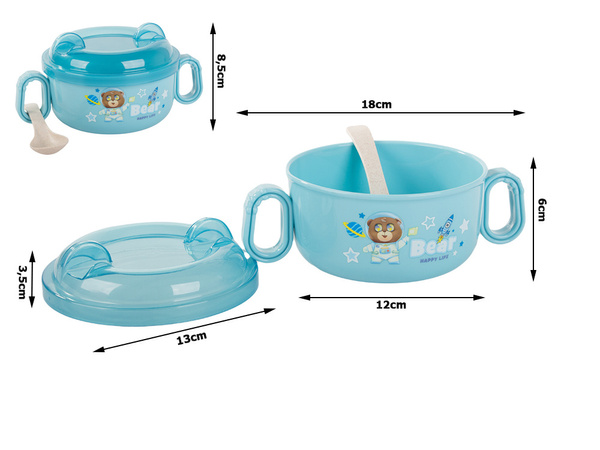 Ensemble d'ustensiles d'alimentation bol alimentaire pour bébé avec poignées cuillère