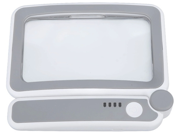 Loupe de lecture éclairée 4x avec éclairage led