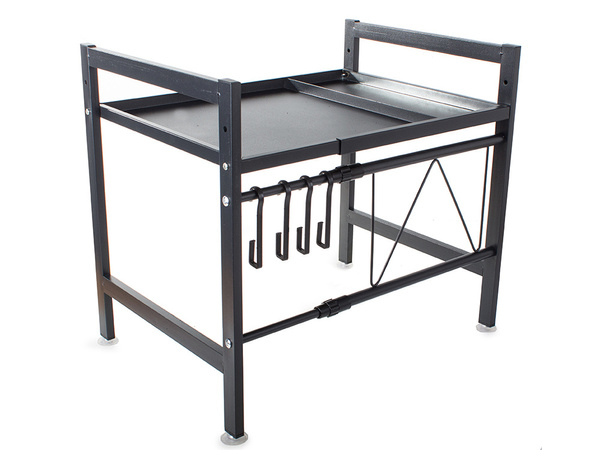 Mikroviļņu krāsns regulējams virtuves plaukts