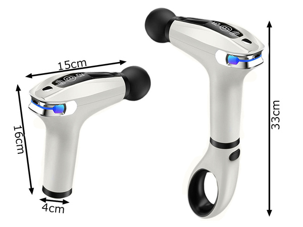 Back massage gun body leg massager strong massage gun 4 tips