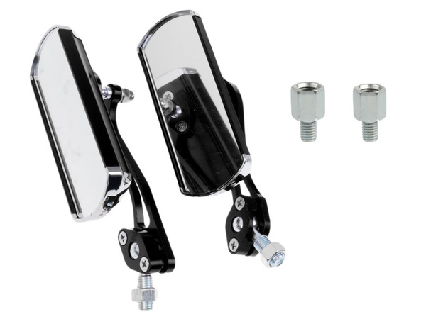 Motoros tükör alumínium könnyűszerkezetes m10-es tartó m8-as adapterrel