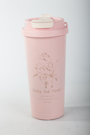 MUG ISOTHERME AVEC DRAGONNE ROSE (50) GAB_B