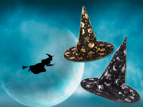 Klobuk čarovnice za halloween