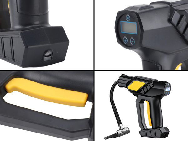 Kompresor samochodowy sprężarka pompka do opon akumulatorowa przenośna