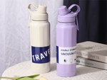 Termo térmico con asa, capacidad 700 ml, para bebidas frías y calientes.