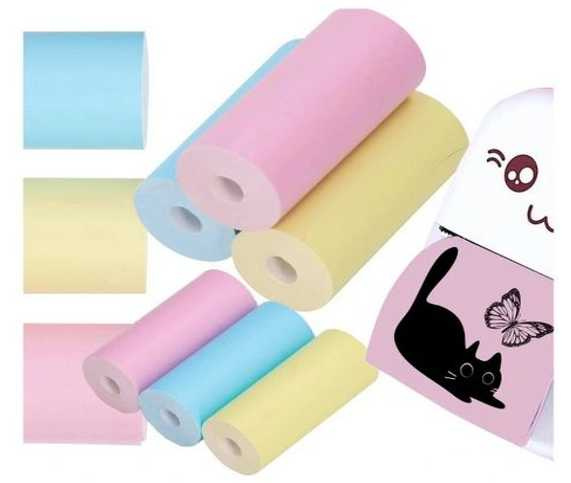 KRĀSAINS PAPĪRS MINI PRINTERIM (100)