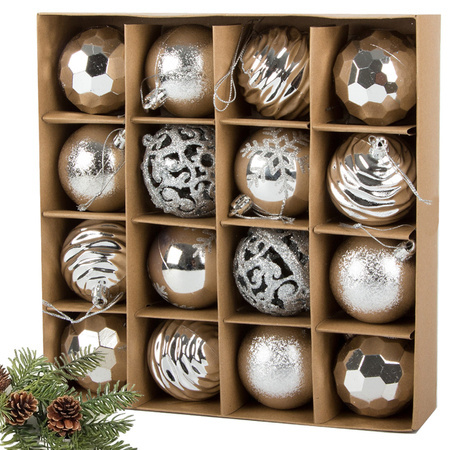 Choinka bombes for choinka 6cm set of 16 pc bombes decoration holy holiday designs