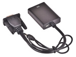 Adaptateur vga-hdmi full hd d-sub avec jack 3,5 et usb
