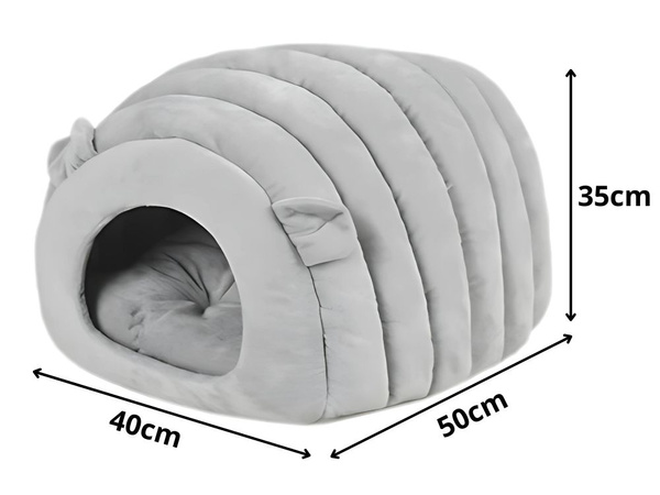 Lit en peluche cocon pour chien chat oreiller doux literie fluffy