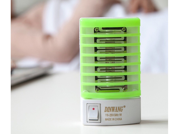 Lampe anti-moustiques uv électrique pour prise de courant