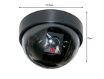 Atrapa kamery cctv kamera dome dióda