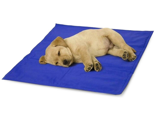 Mata refrigerante de gel resistente al agua para perros animales 50x40cm gato piernera