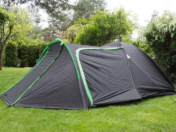 Tente tourisme 3 personnes 2 entrées moustiquaire camping impermeable