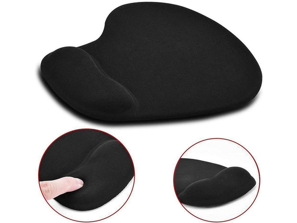 Peles paliktnis zem plaukstas ergonomiska gela atmiņa