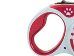 Lanyard automatinis su blokatoriumi šunims su ilga juosta 5 m 15 kg