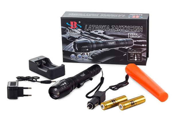 BAILONG LATARKA LED CREE TAKTYCZNA ZOOM XM-L3-U3 8668