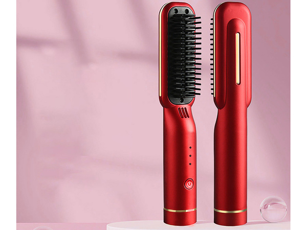 Prostownica szczotka do prostowania włosów 2w1 elektryczna bezprzewodowa