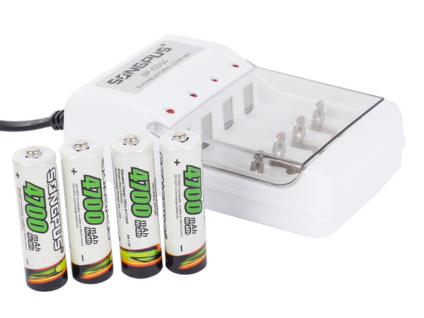 Rechargeable battery charger aa aaa battery pack