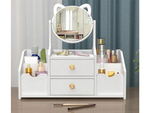 Cosmetics organiser mirror dressing table dressing table