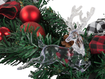 Reindeer christmas tree pendant glitter christmas decorations