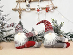 Gnome de noël gnome rideau fermeture auto-agrippante