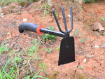 Garden hoe two-sided shovel claw rake hand digger for plants