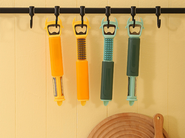 Éplucheur vertical pour légumes et fruits, grattoir multifonction en acier