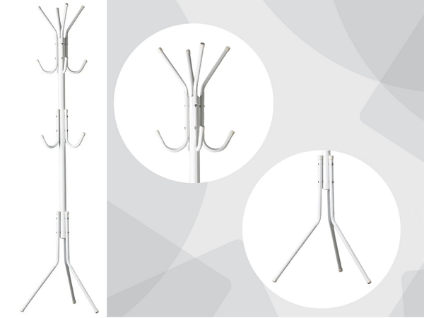 Clothes rack outerwear jackets floor hook arms