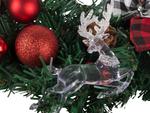 Reindeer christmas tree pendant glitter christmas decorations