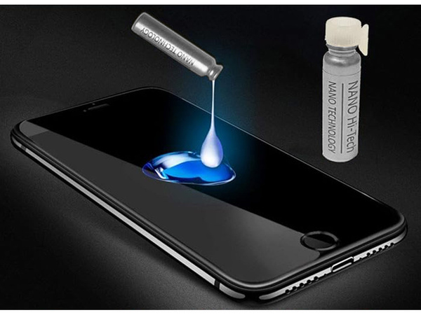 Verre de protection d'écran en nano-verre liquide 9h universel