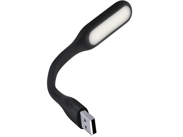 Silikonová flexibilní usb lampa pro notebook 6 vedla silná