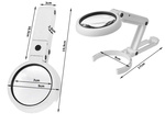 Stolní svítidlo 5x 11x 8 led usb foldable