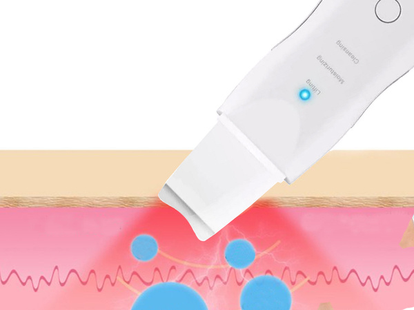 Peeling kawitacyjny do twarzy ultradźwiękowy aku