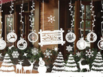 Weihnachten fensteraufkleber weihnachtsbäume