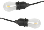 Girlanda ogrodowa łańcuch świetlny 15 led e27 15m