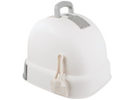 Cat litter tray large closed for litter shovel sturdy pull-out