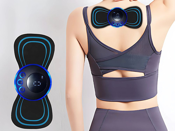 Electrostimulator for abdominal neck muscles mini ems massager 19 levels