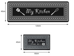 Kitchen decorative rug kit 2 pcs. Kitchen patterns rug