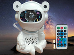 Star projector astronaut night light projector for baby space remote control