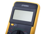 Digitaalne lcd-voolumõõtur dt9208a sondiga