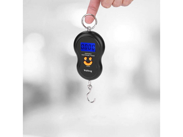 Potovalna tehtnica hook-and-leave lcd 50kg