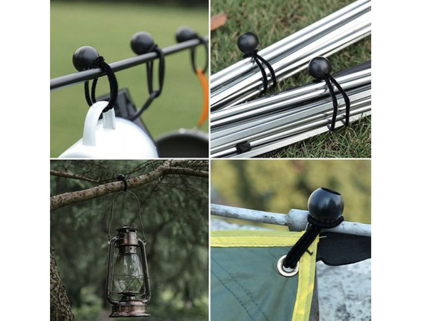 Juego de gomas con bola para fijar plendeka tension 10