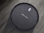 Robot aspirateur automatique sans fil électrique de nettoyage noir
