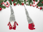 Fantasma de navidad fantasma rojo con barba de navidad 38cm suave